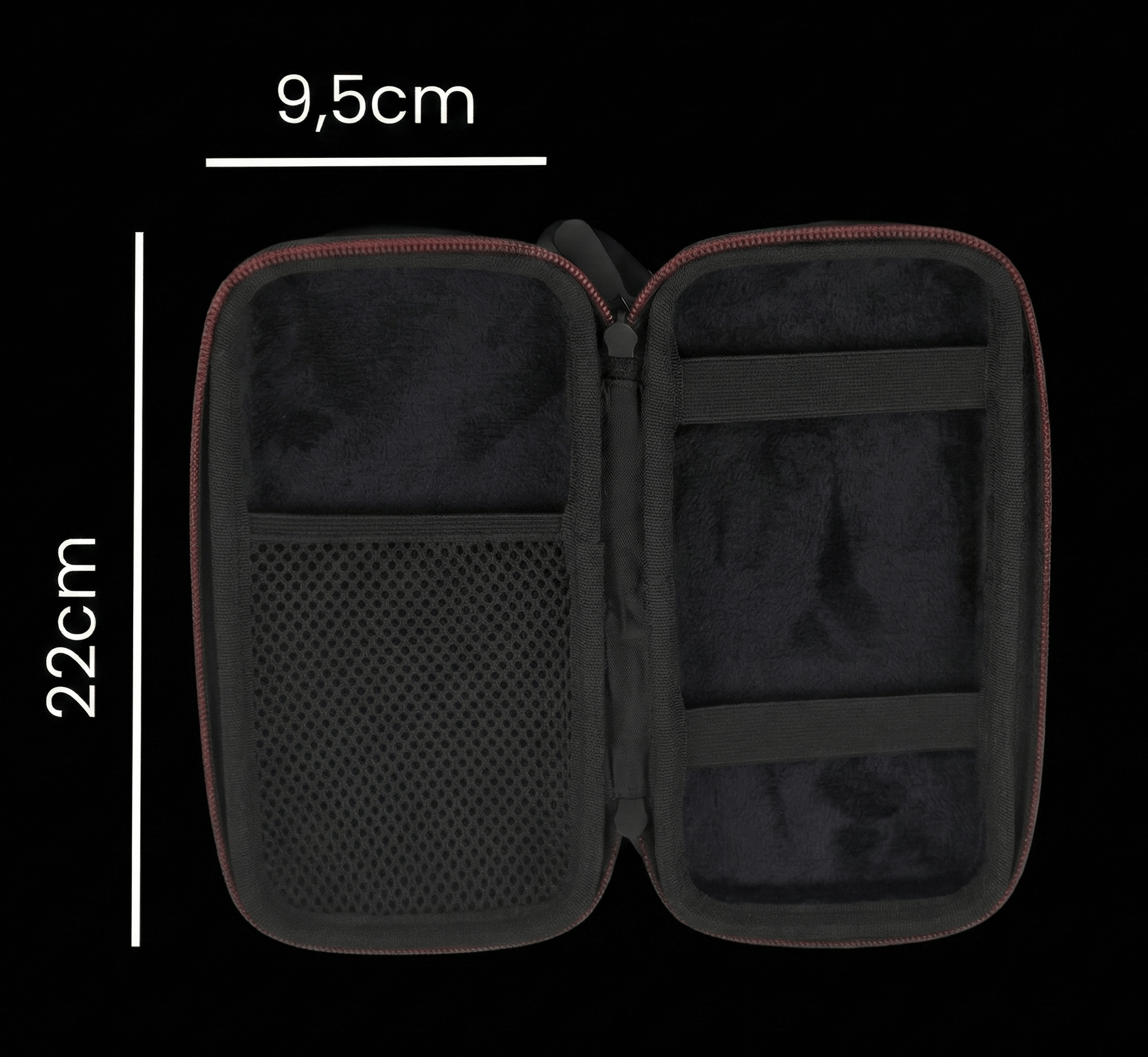 DIY Velvet Carry Vape Bag Black & Red Banner1