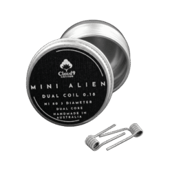 Cloud 9 Mini Alien NI80 Handmade Dual Coils Ø3.0 0.18Ω 2pcs