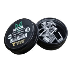 Recoil 3 Core Clapton Coils Ni80 0.25Ω 10pcs by Thunder Cloud & Grimm Green